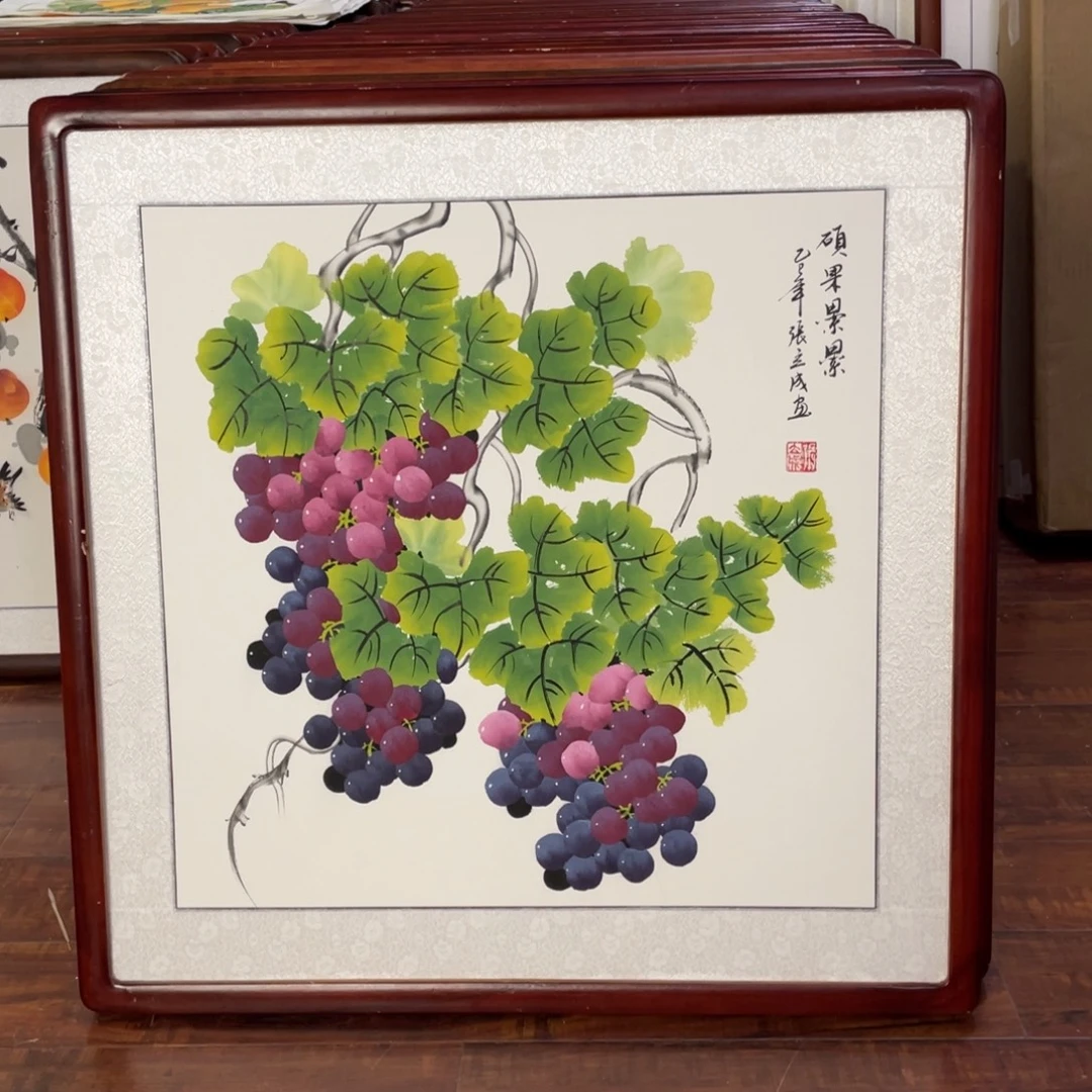国画带框尺寸63*63厘米