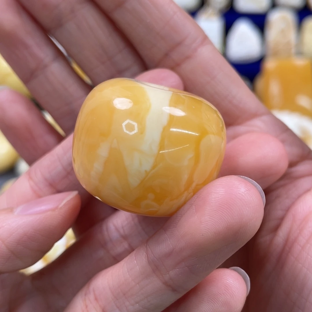 蜜蜡裸石未镶嵌琥珀蜜蜡吊坠