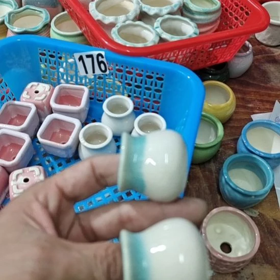 微瑕陶瓷盆12包邮