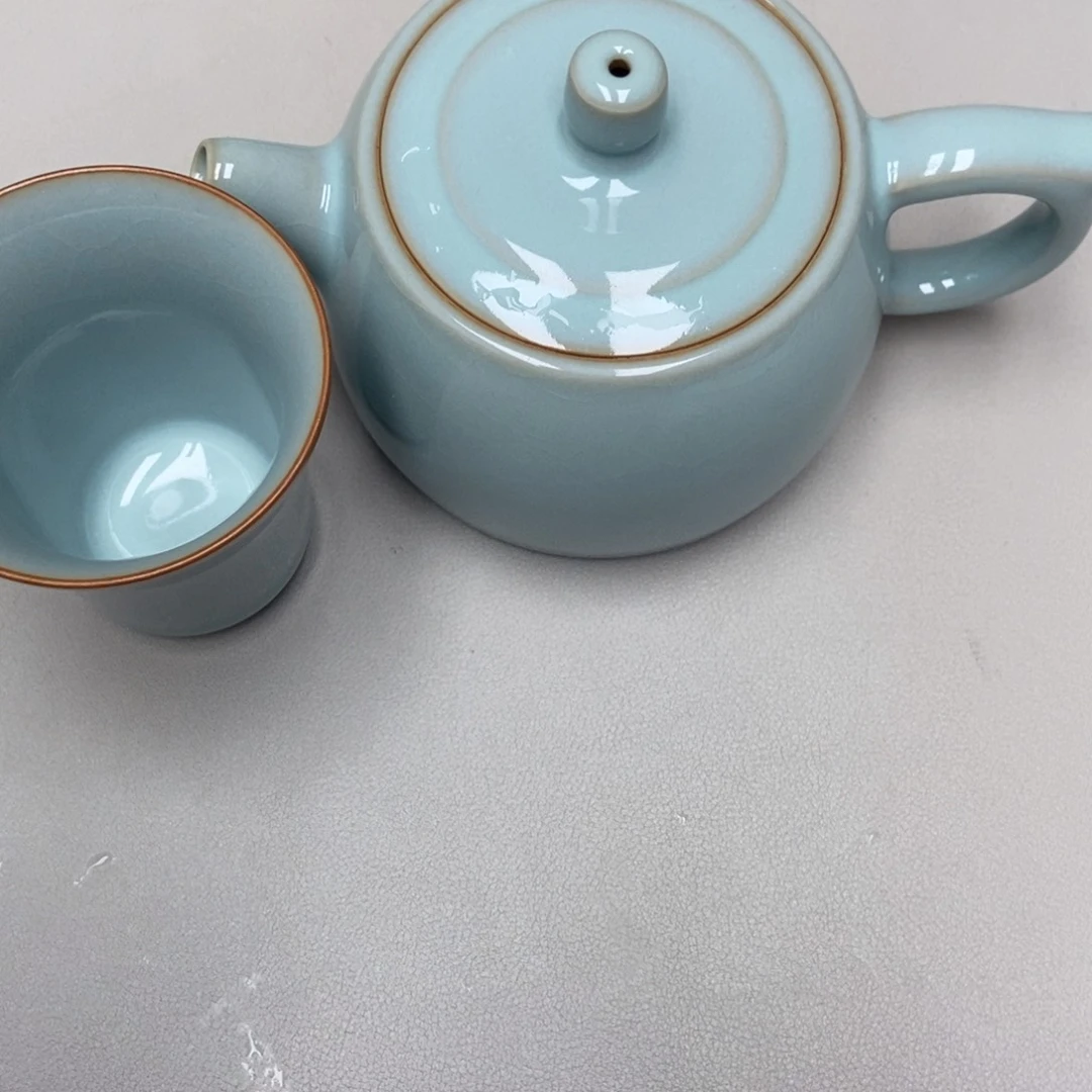 张君井栏壶，带礼盒送闻香杯