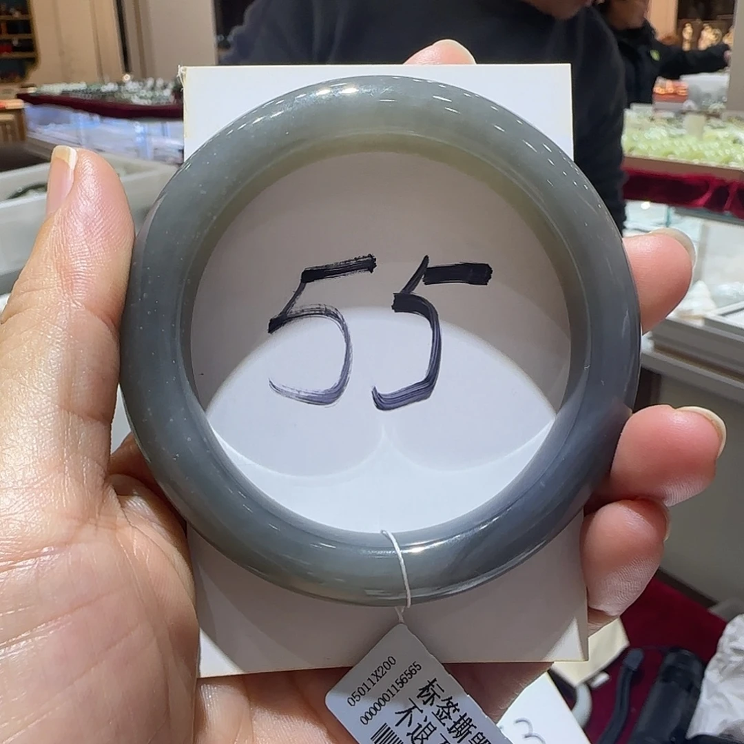 和田玉未镶嵌手镯858