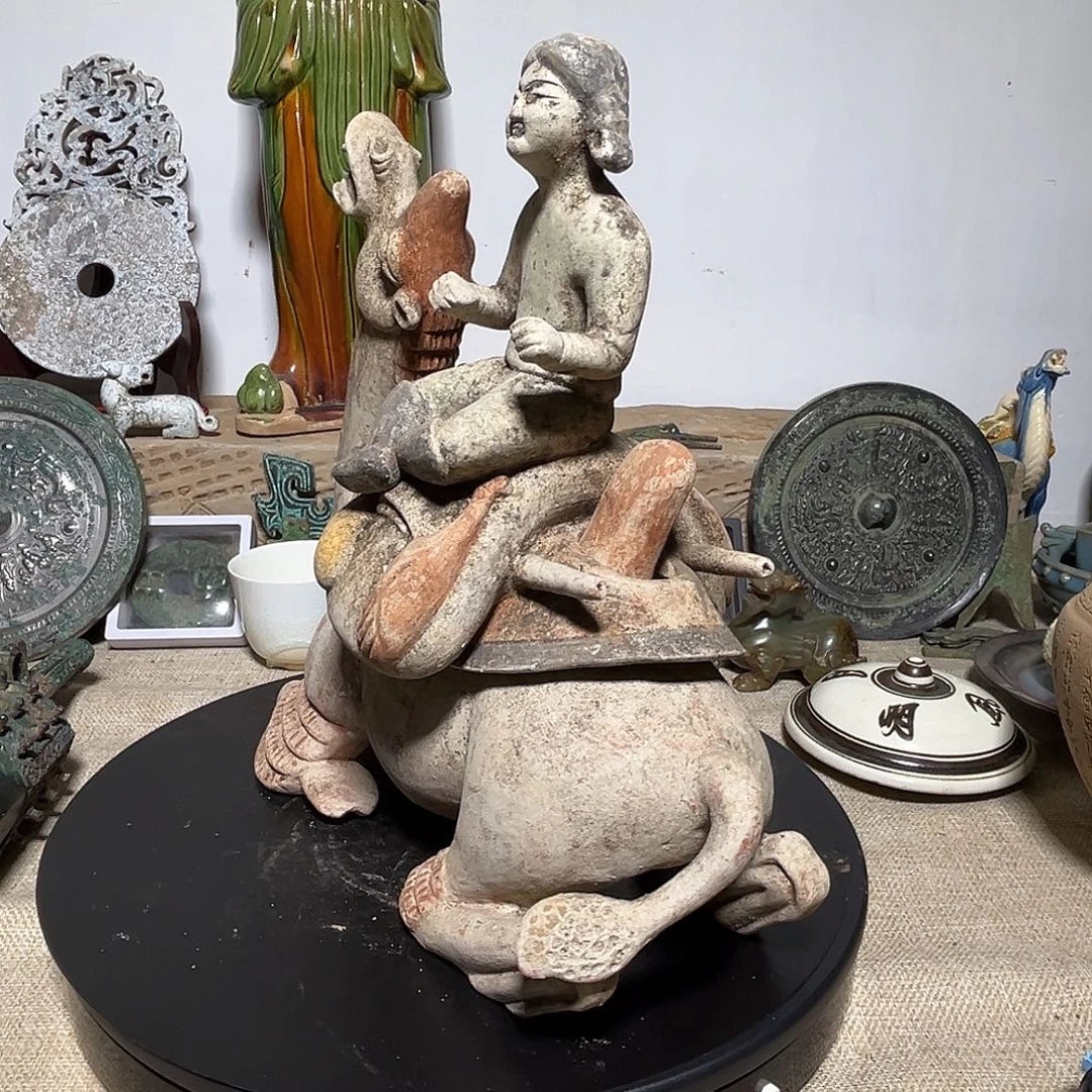 新***人陶摆件精品瓷器摆件