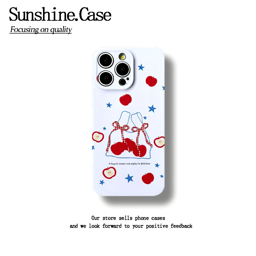 口袋苹果菲林软壳适用苹果oppo华为vivo小米手机壳防摔全包ins