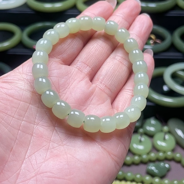 和田玉未镶嵌手链