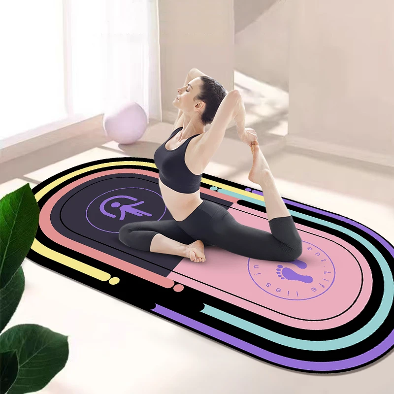 梦动居家运动防滑升级瑜伽垫跳绳跳操隔音降噪缓冲减震健身滑盘垫
