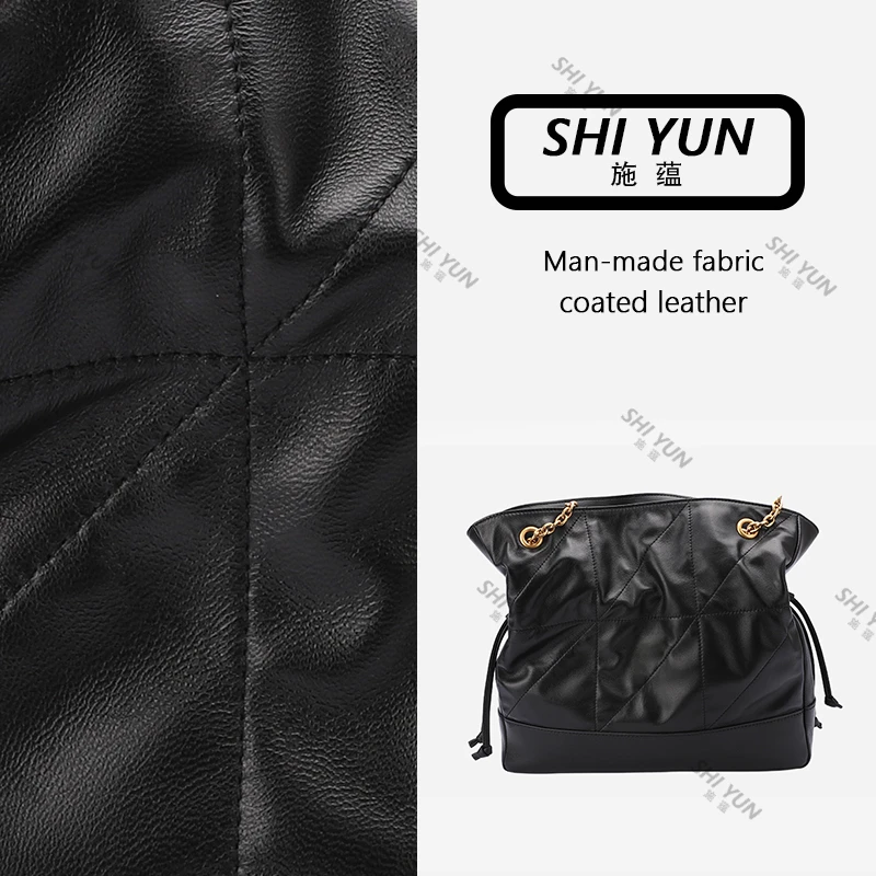 SHIYUN/施蕴黑色高定百搭单肩背包36002