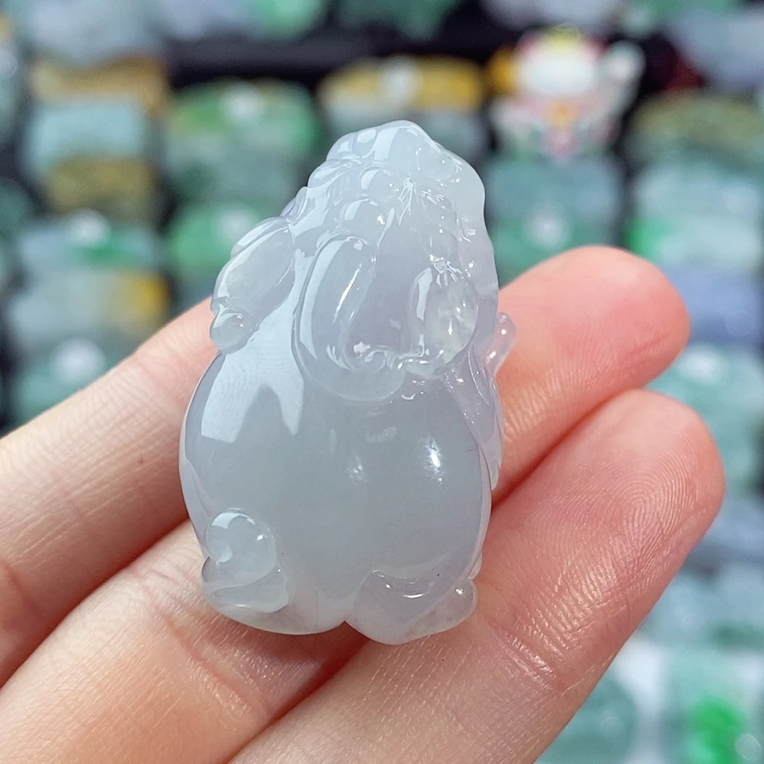 颈饰未镶嵌翡翠天然