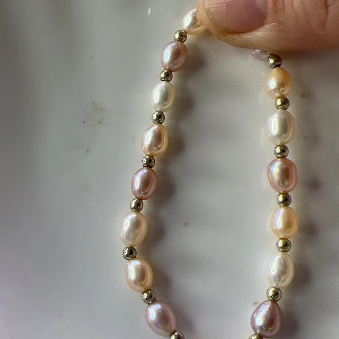 手绳淡水珍珠合金