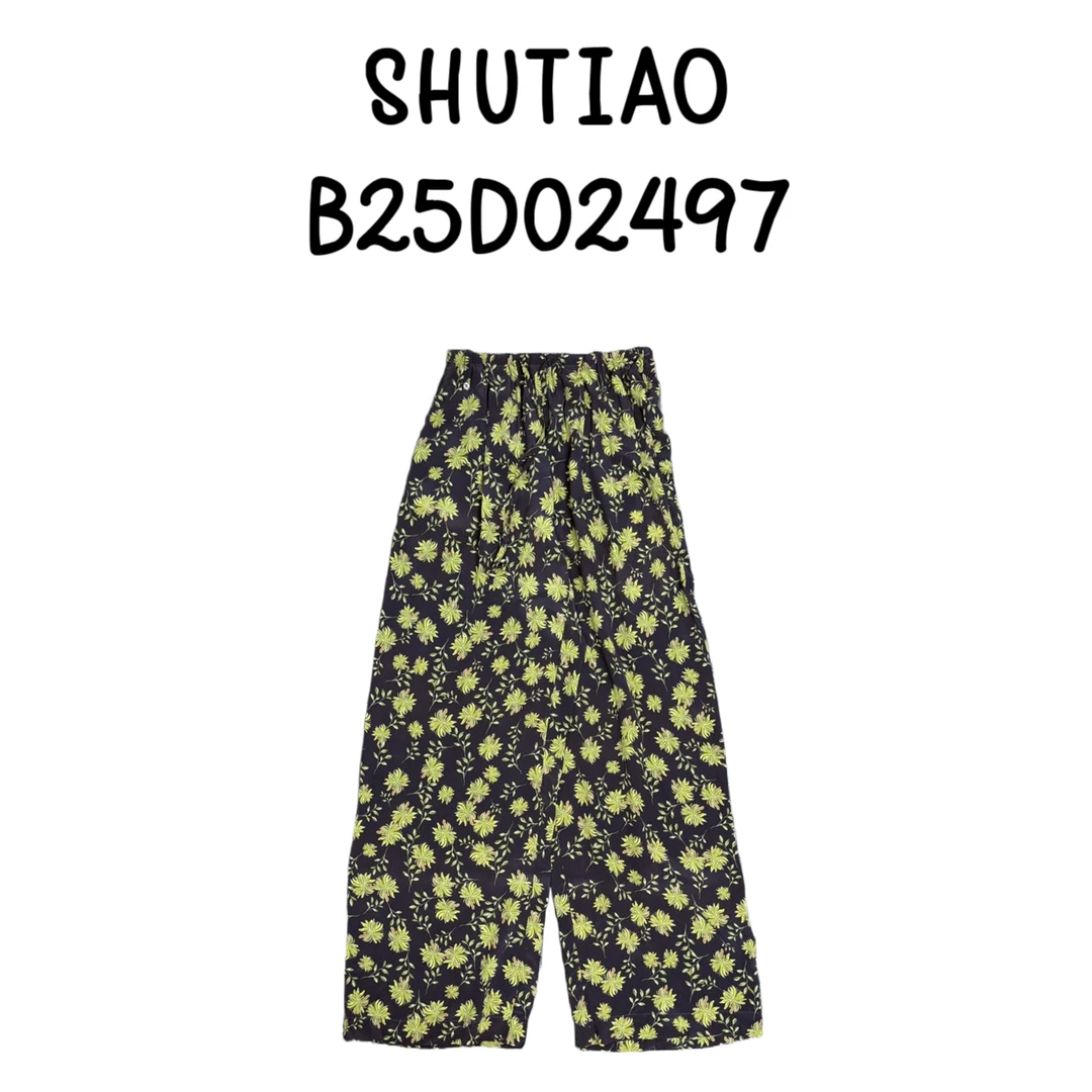 【SHUTIAO】2025夏季：新款小众设计款裤子B25D02497