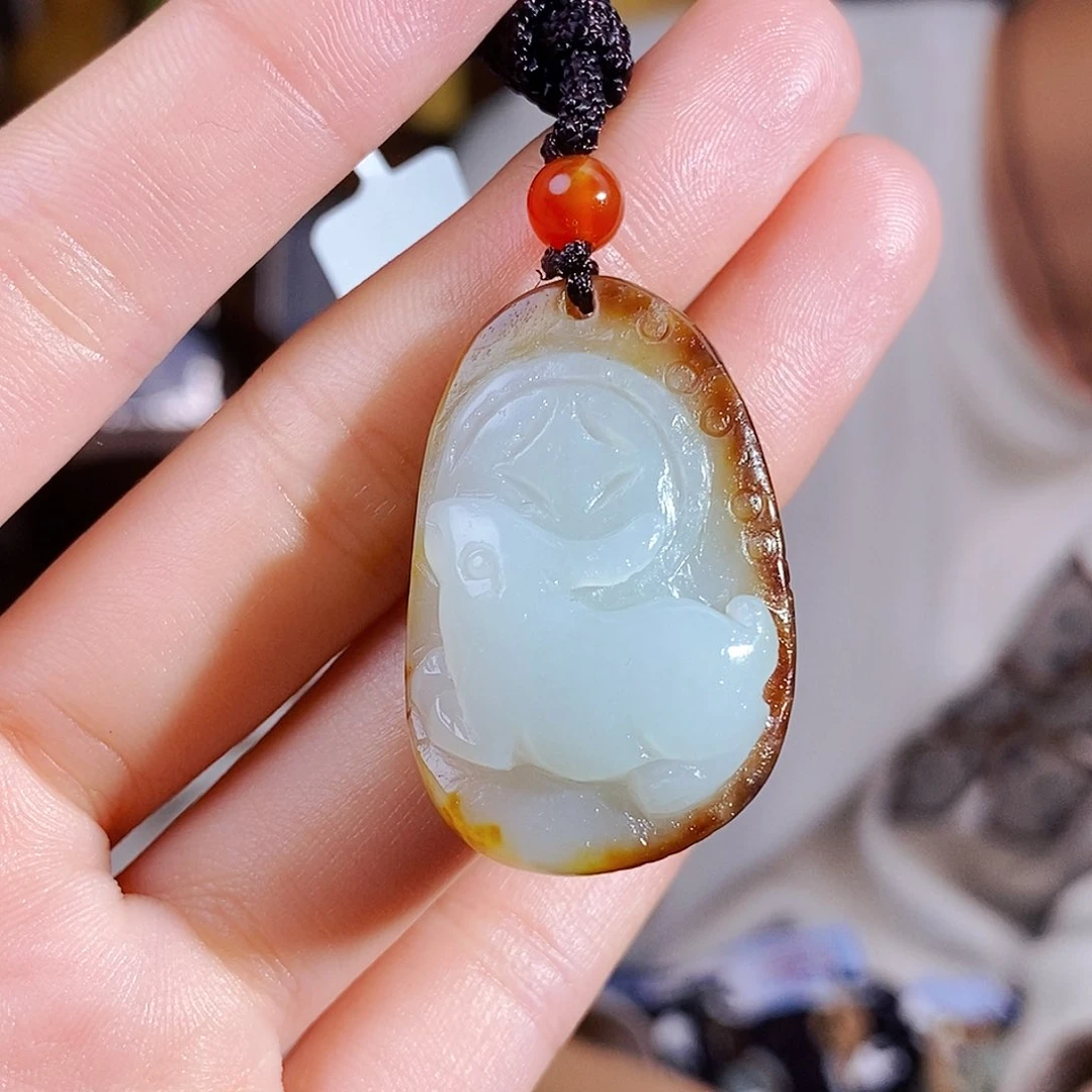 和田玉颈饰未镶嵌