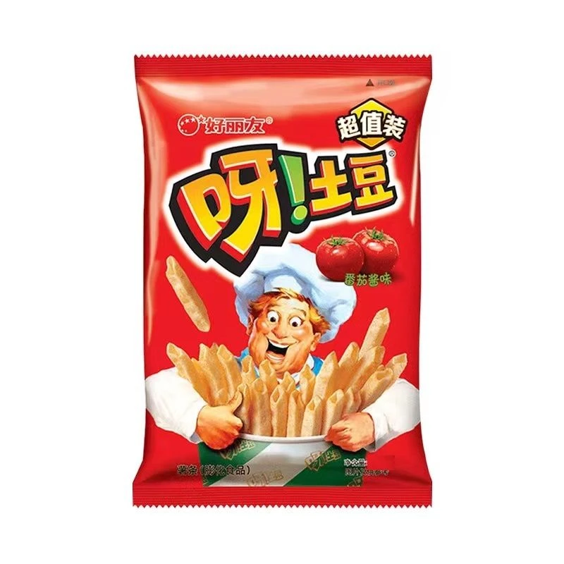 【薯条】呀！土豆番茄酱味 40g/袋 膨化食品（新老包装随机）