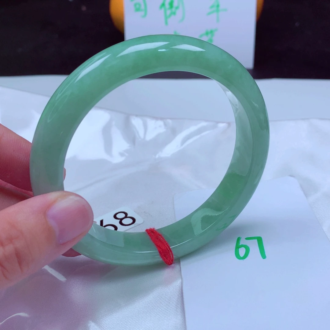 未镶嵌手镯翡翠缅甸天然A货翡翠手镯64