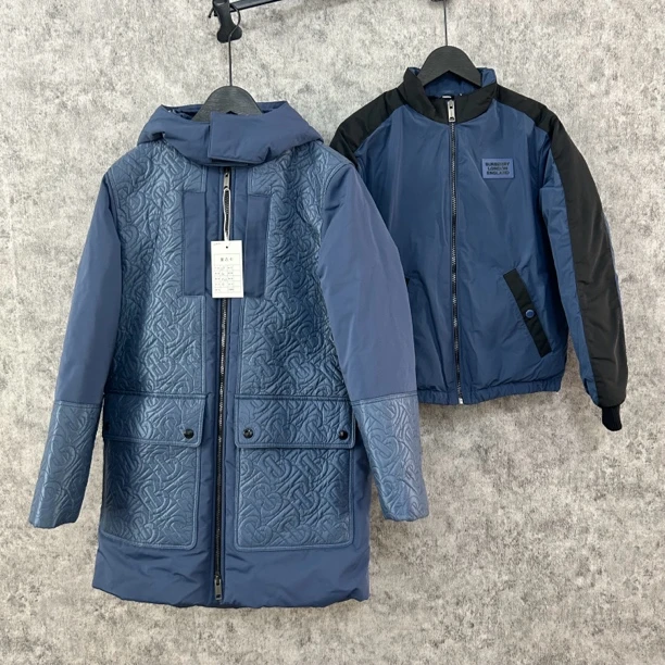 99新 BURBERRY/博柏利 Burberry蓝色棉服套装