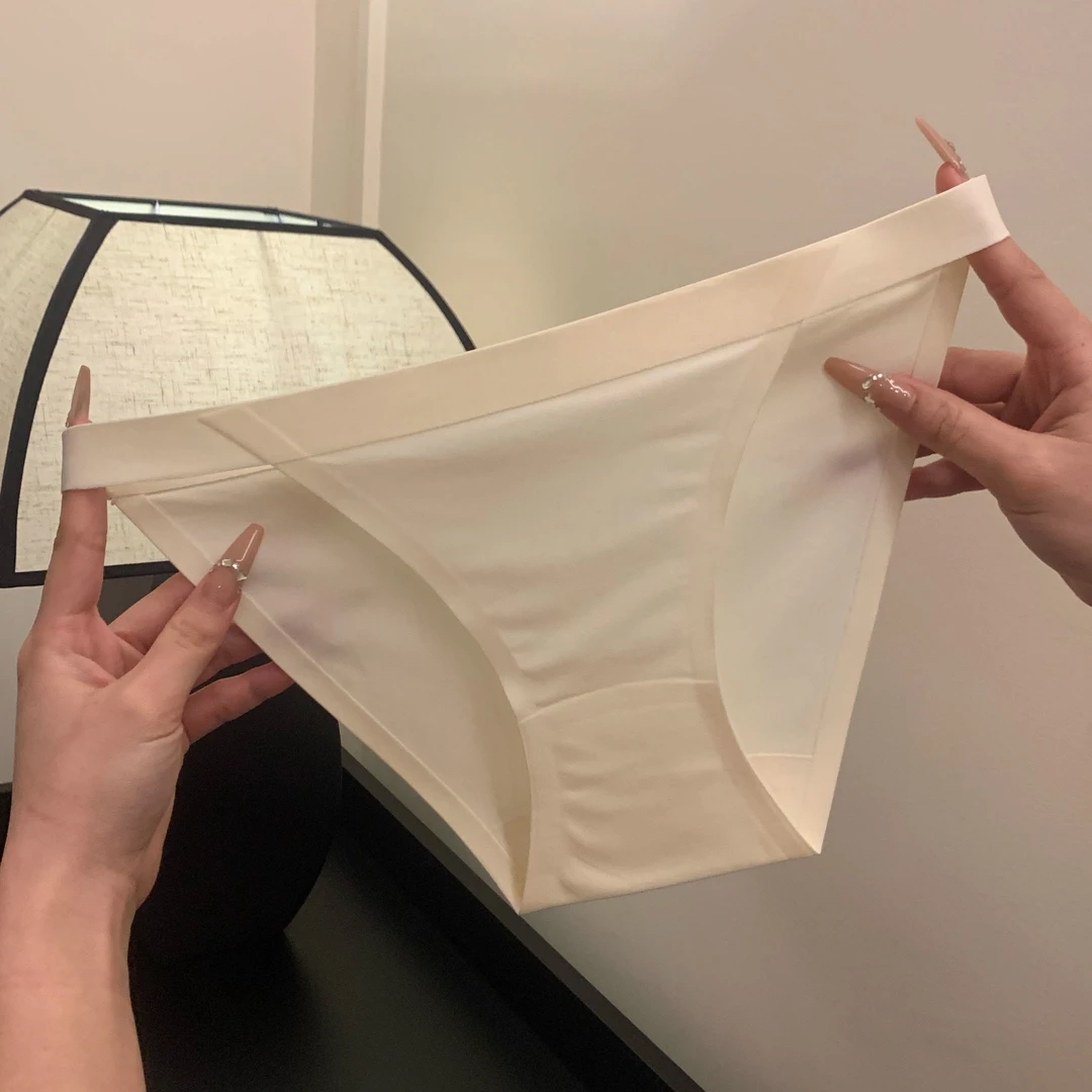 无痕冰丝内裤女生棉档亲肤夏季薄款2025新款低腰欧美性感三角裤头