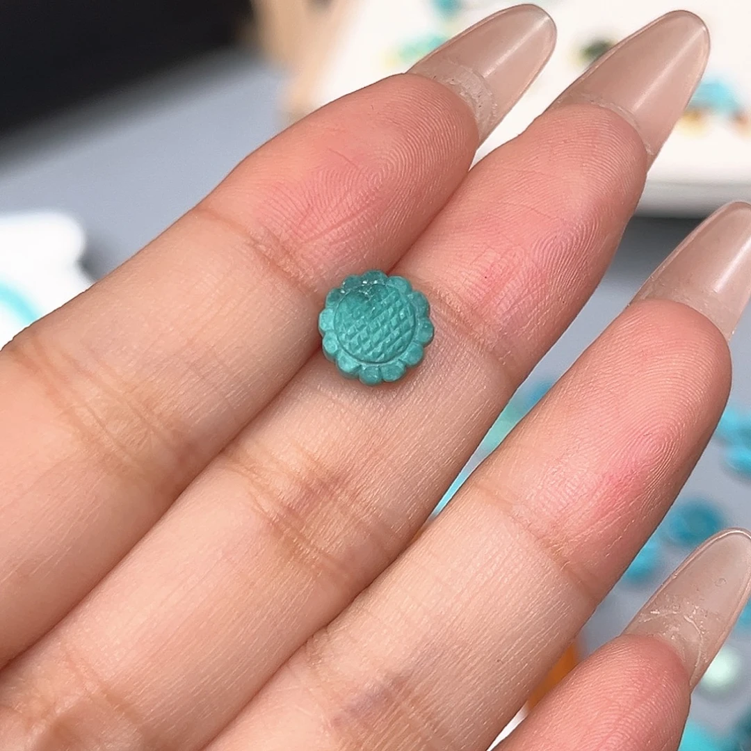 未镶嵌绿松石珠宝半成品