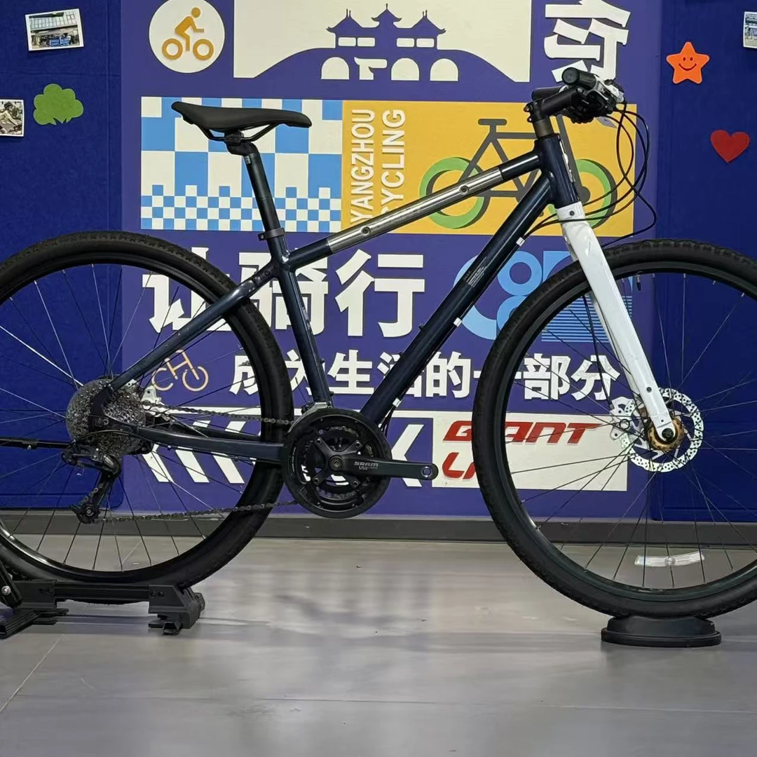 Seek 蓝色 20速 铝合金通勤平把公路车 M码（适合身高168-180）