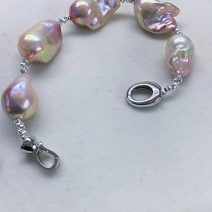 银S925镶嵌耳饰淡水珍珠万***馆