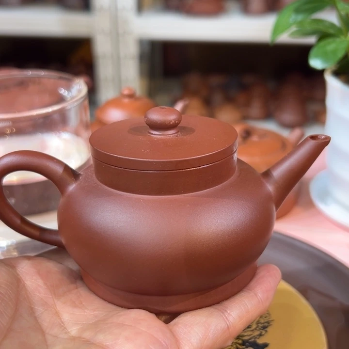 茶壶紫砂小*?红皮龙故灯150c c