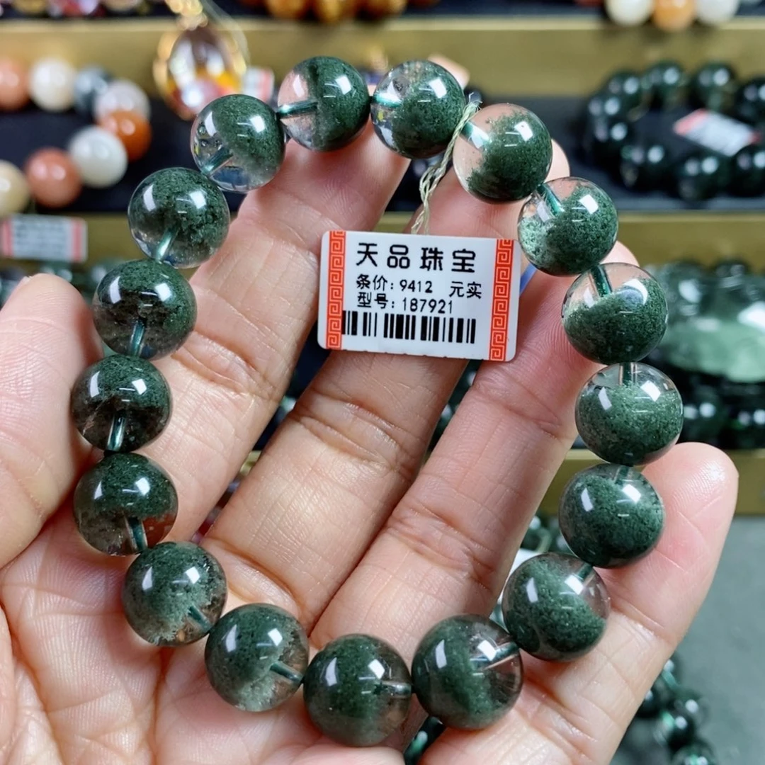 水晶手链未镶嵌绿幽灵手链187921