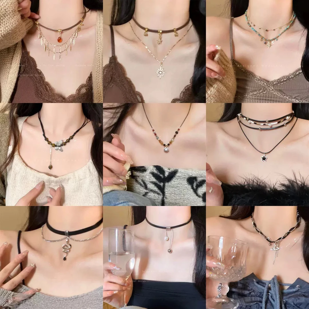 非金属仿水晶项链 项链，手链，戒指，耳环混拆（下单默认主播代拆）