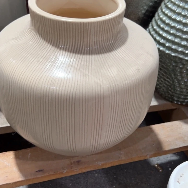 陶瓷花瓶摆件外贸出口微瑕捡漏高26口11公分