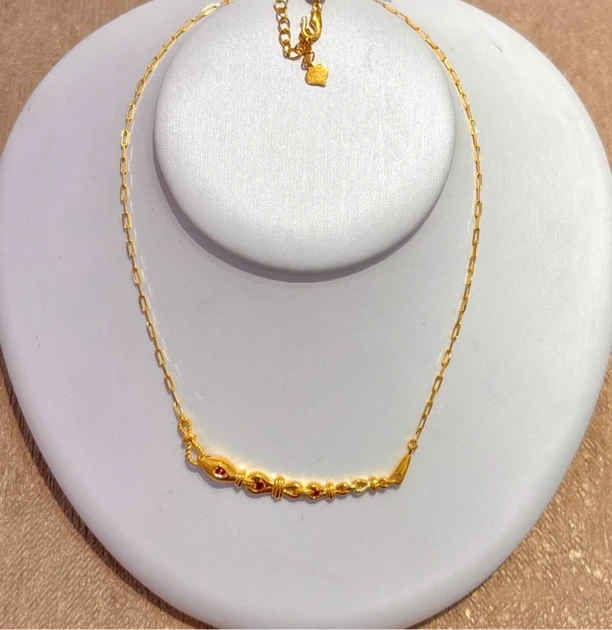 2A足金灵蛇臻选套链5.93g