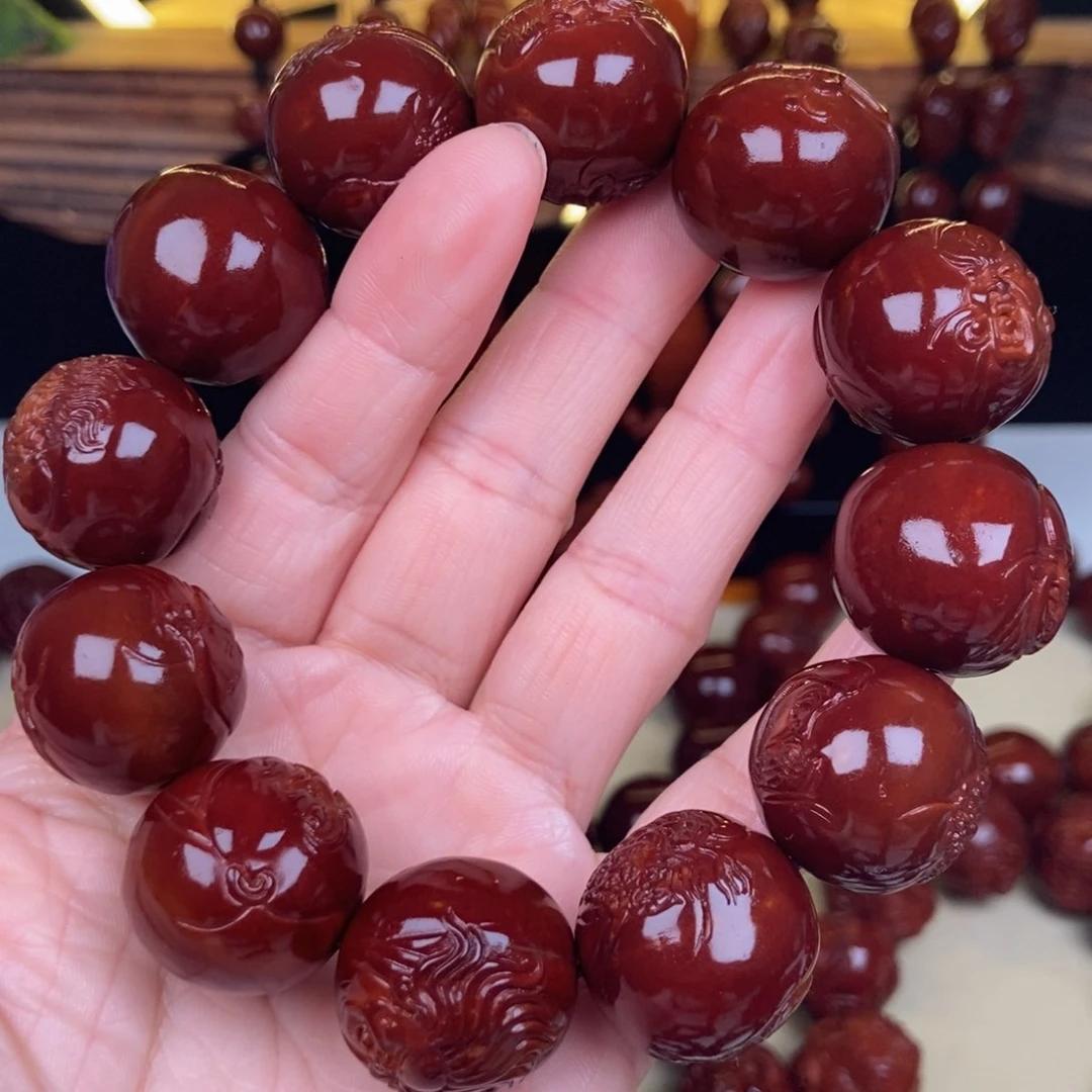 橄榄核吊坠岁**声十八罗汉