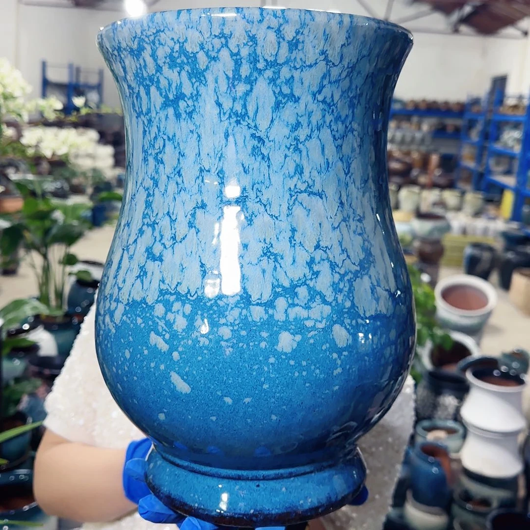 紫砂花盆高30口20