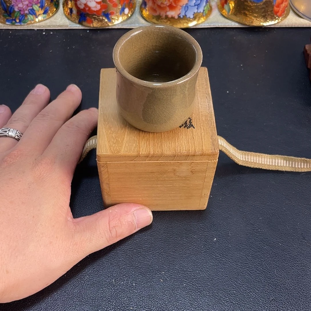 千渡古美术精品汤吞