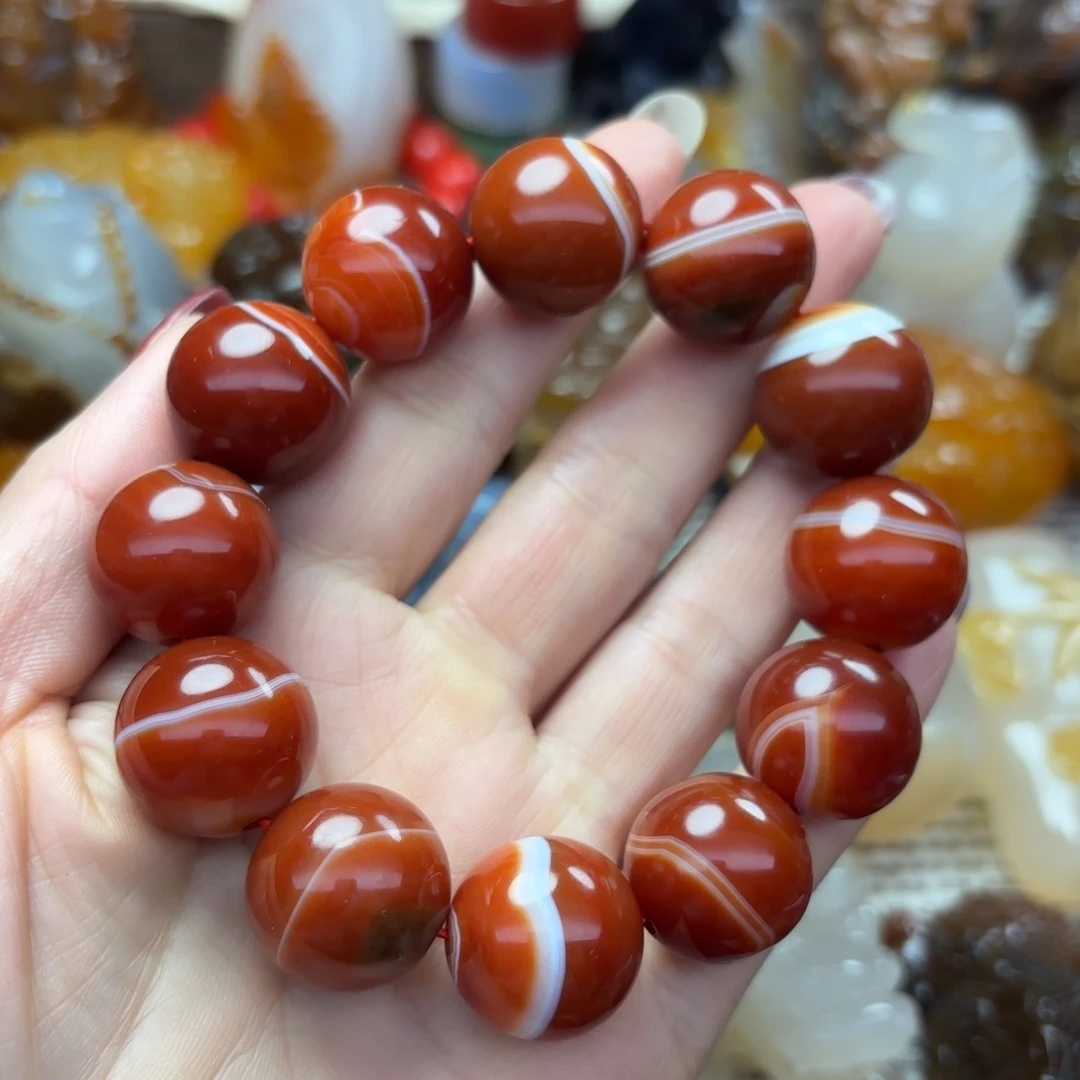 未镶嵌手串玛瑙/玉髓