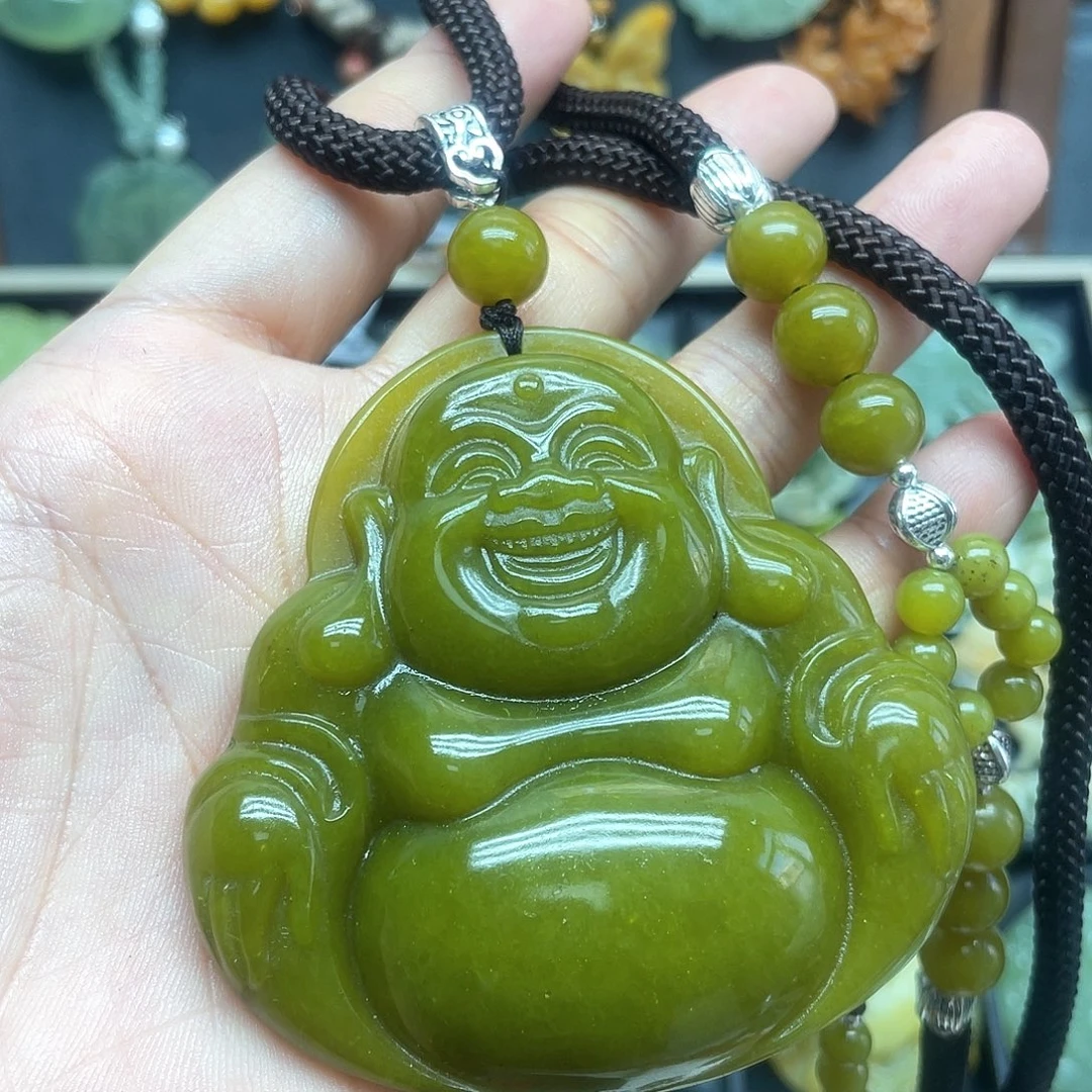 未镶嵌蛇纹石玉颈饰