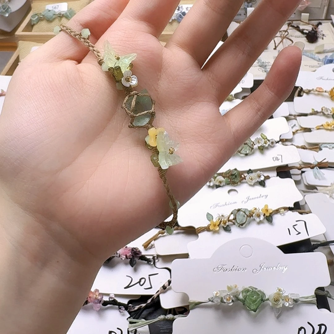 纯铜石英石纯铜锡合金156手链