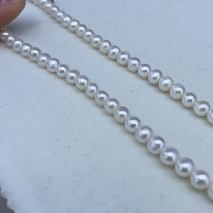 淡水珍珠颈饰银S925镶嵌➕6.7