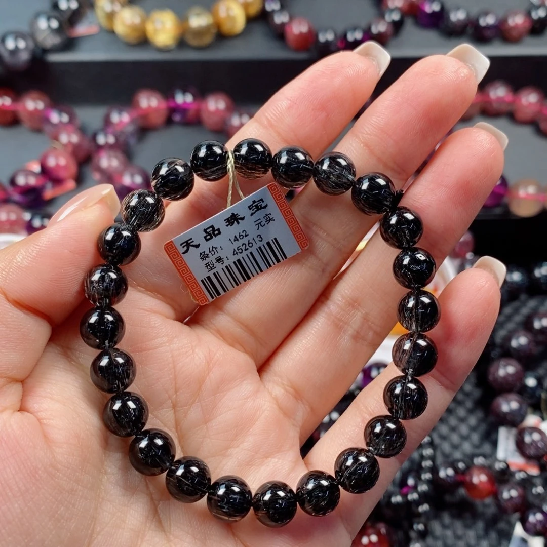 黑发晶手链452613未镶嵌水晶柯****妹