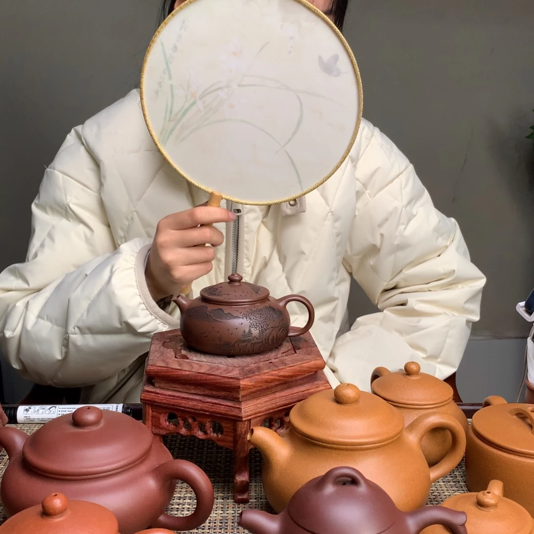 紫砂茶壶H****S宜兴紫砂壶茶壶原矿紫砂壶