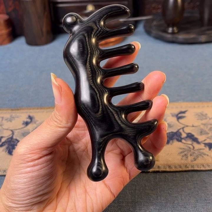 贡木青金木木梳按摩