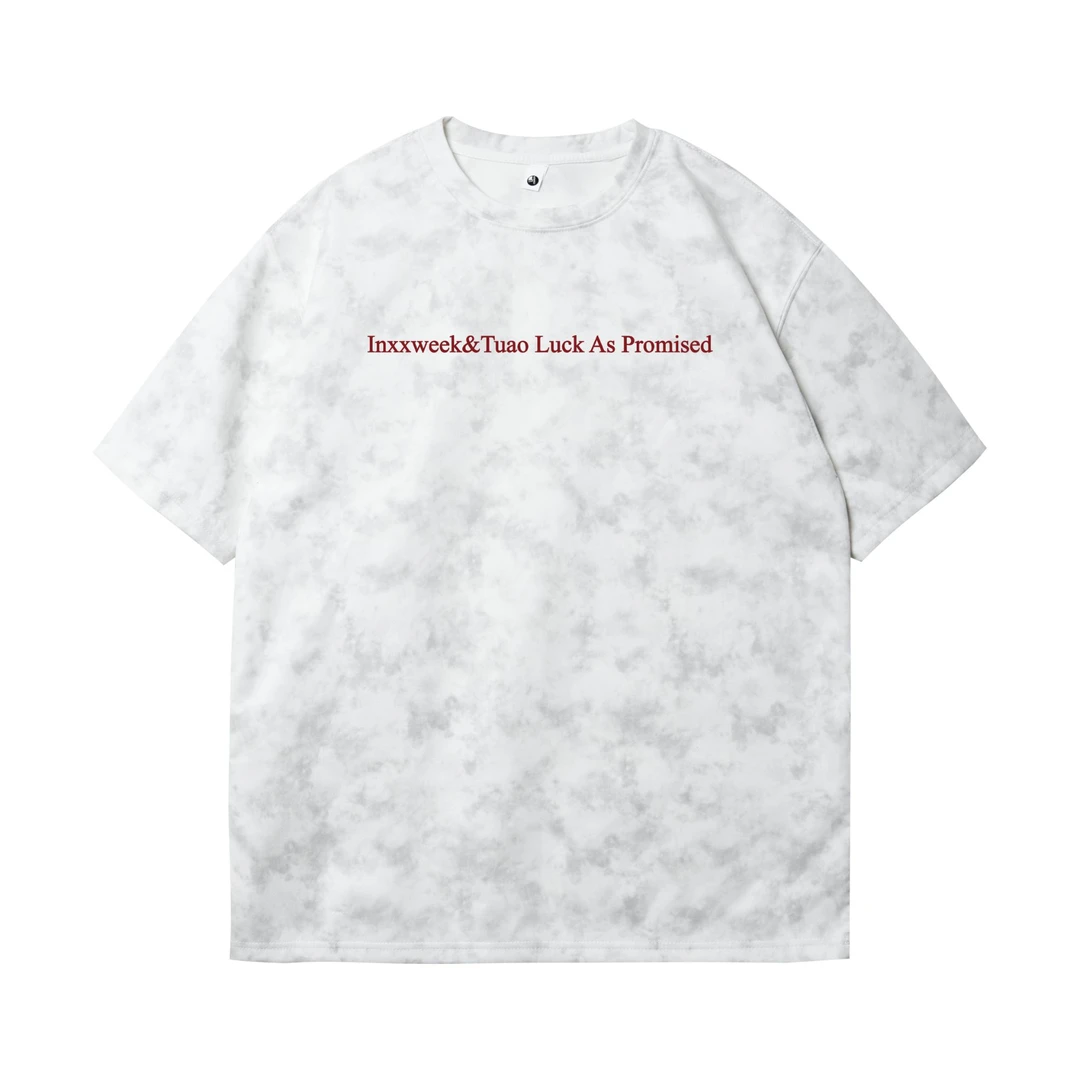 夏季短袖T恤男生大学生重磅休闲潮流字母印花半袖上衣ins港风宽松