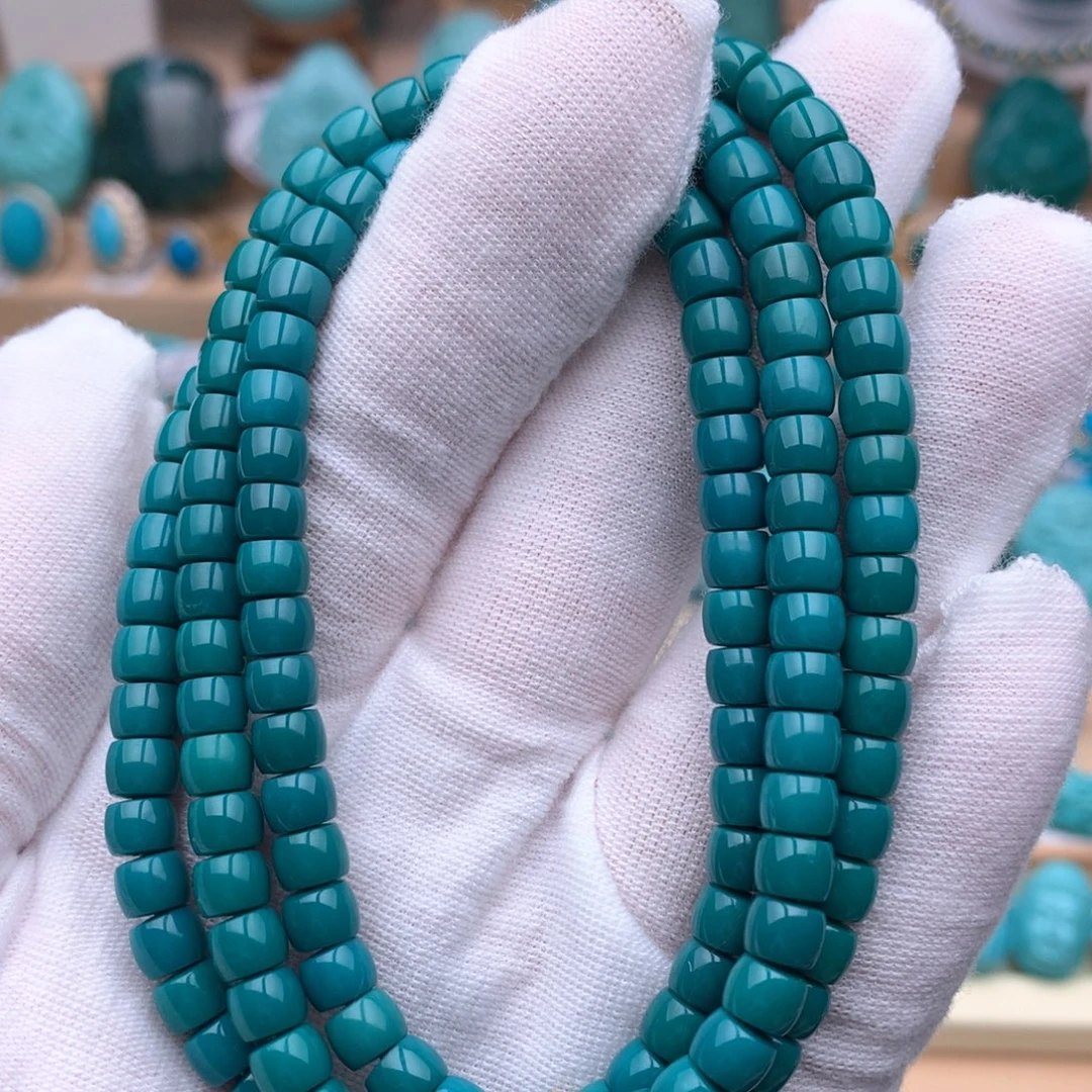 绿松石未镶嵌珠宝奇石5.7mm