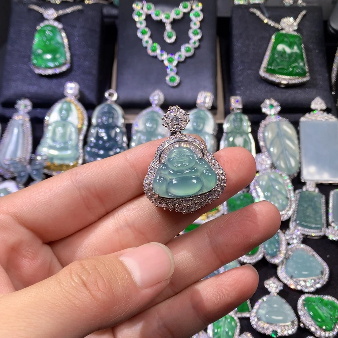 翡翠挂件未镶嵌887666567788