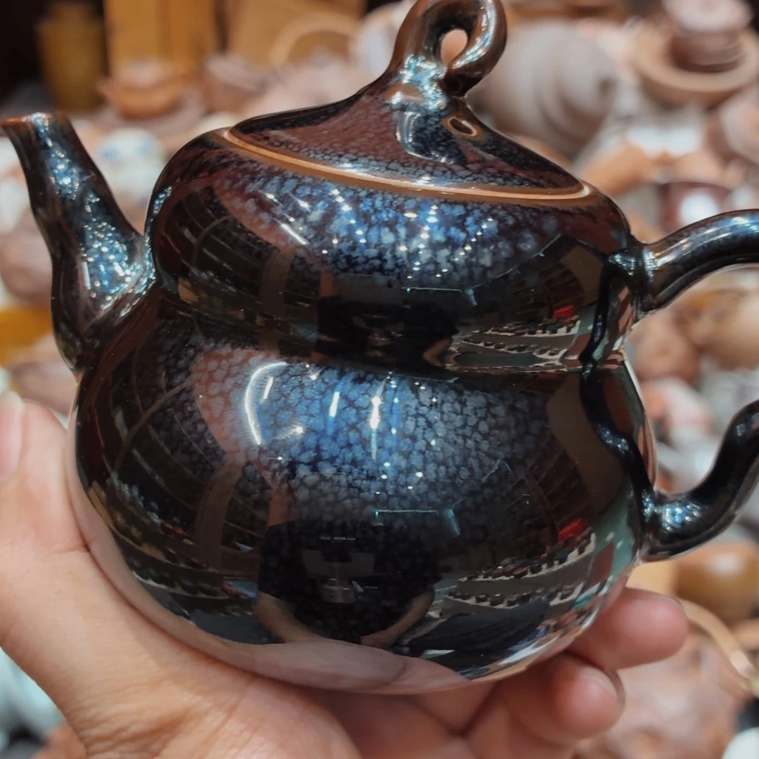 柴烧老岩泥高温茶器皿