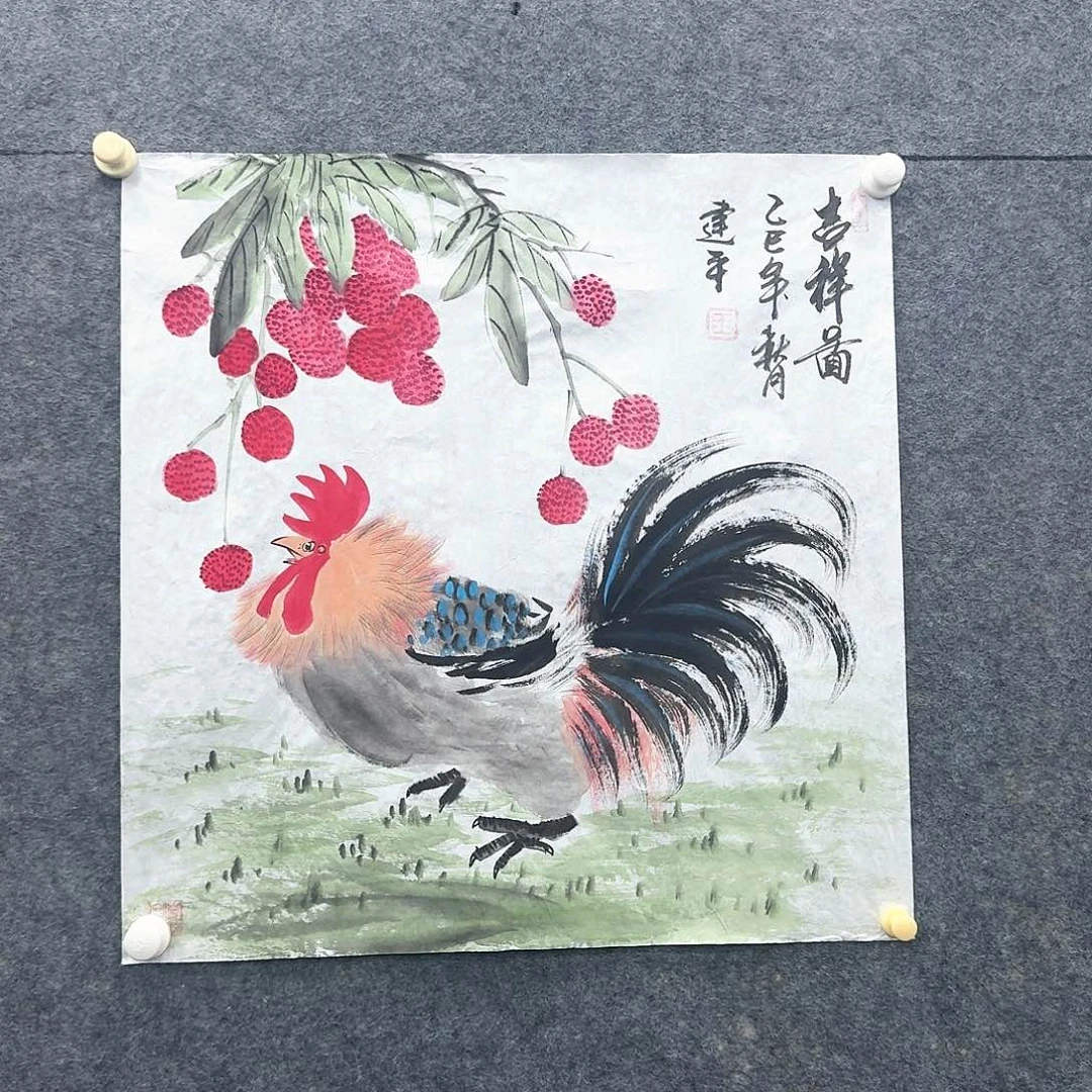 国画国画亲笔手绘