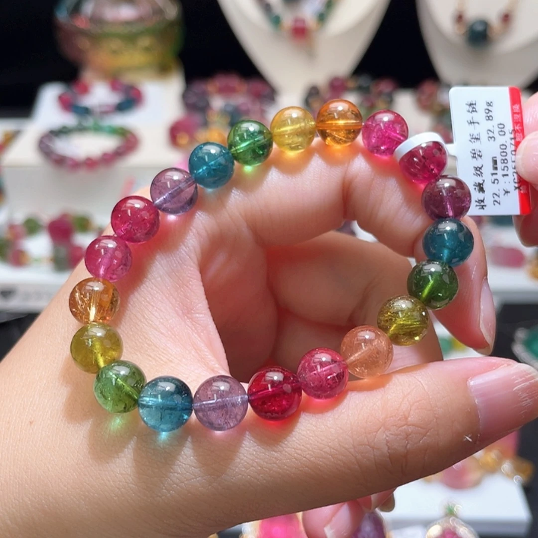 未镶嵌手链碧玺碧玺手链