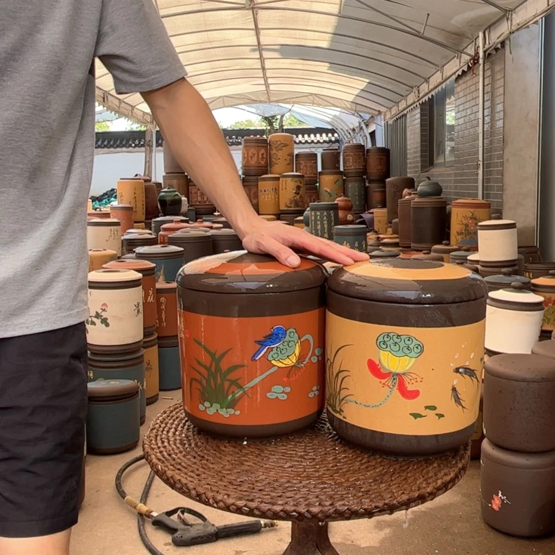 紫砂茶叶罐7 饼茶叶罐