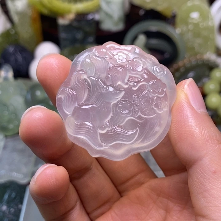 岫玉未镶嵌岫玉挂件