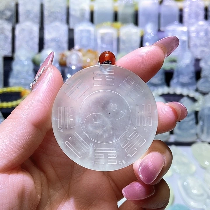 岫玉未镶嵌吊坠吊坠