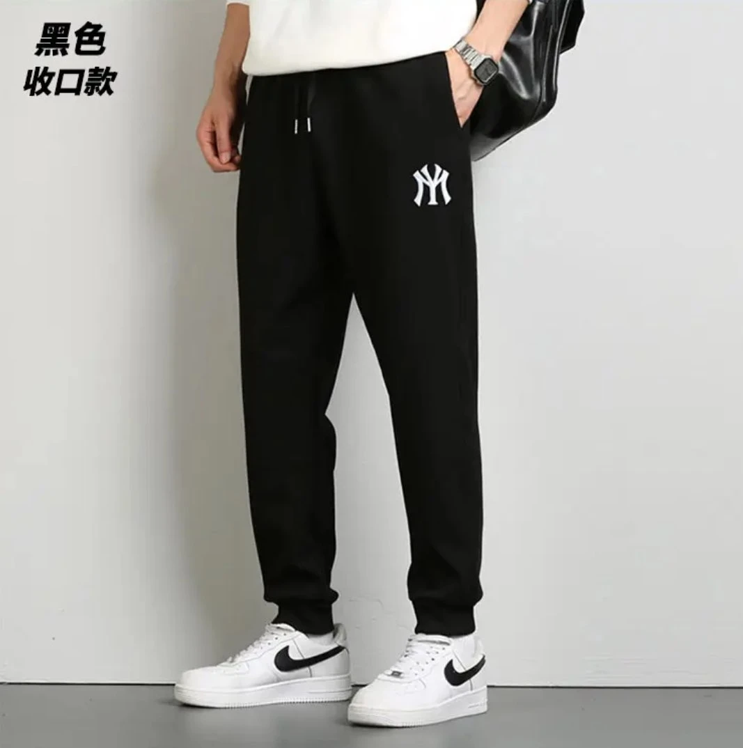 MY正品运动长裤男女同款松紧裤时尚韩版潮流情侣束脚裤棉卫裤子
