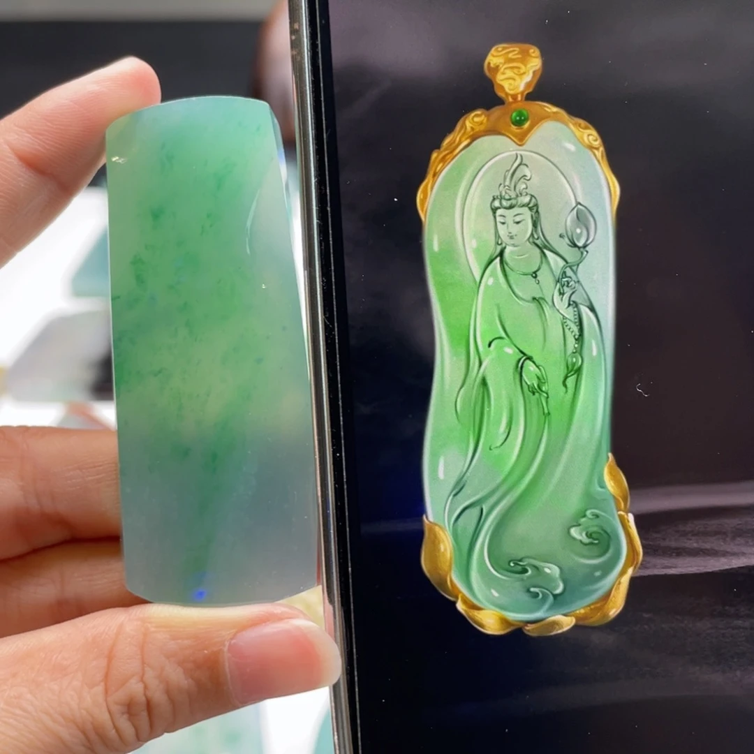 定制翡翠未镶嵌包工