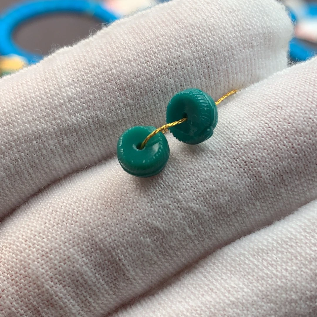 绿松石未镶嵌绿松石6.8mm
