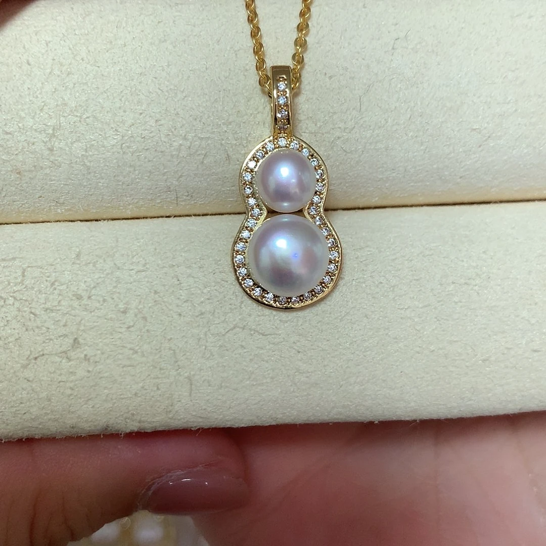 淡水珍珠颈饰合金