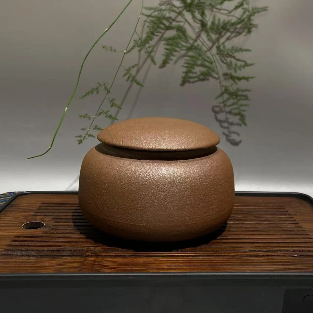扁圆茶叶罐半斤装